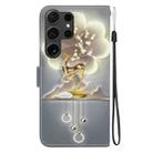 For Samsung Galaxy S24 Ultra 5G Crystal Texture Colored Drawing Leather Phone Case(Sika Deer) - 3