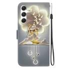 For Samsung Galaxy S24 5G Crystal Texture Colored Drawing Leather Phone Case(Sika Deer) - 3