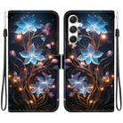 For Samsung Galaxy S24+ 5G Crystal Texture Colored Drawing Leather Phone Case(Little Lantern Flower) - 1