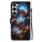 For Samsung Galaxy S23+ 5G Crystal Texture Colored Drawing Leather Phone Case(Little Lantern Flower) - 3
