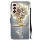 For Samsung Galaxy S21+ 5G Crystal Texture Colored Drawing Leather Phone Case(Sika Deer) - 3