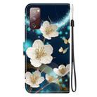 For Samsung Galaxy S20 FE Crystal Texture Colored Drawing Leather Phone Case(Magnolia) - 3