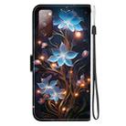 For Samsung Galaxy S20 FE Crystal Texture Colored Drawing Leather Phone Case(Little Lantern Flower) - 3