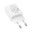 hoco N60 PD20W Type-C Single Port Charger, Specification:EU Plug(White) - 2