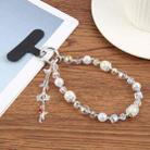 Tassels Chain Phone Anti-lost Short Lanyard(Silver) - 1