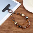 Flow Color Chain Phone Anti-lost Short Lanyard(Brown) - 1