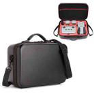 For DJI Mavic Air 2 Portable PU Shoulder Storage Bag Protective Box(Black Red) - 1