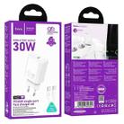 hoco N62 PD30W Type-C Charger Set with 1m Type-C to Type-C Cable, Specification:EU Plug(White) - 3