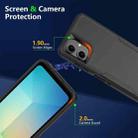 For Samsung Galaxy A06 4G Magnetic PC Hybrid TPU Phone Case(Blue+Blue Green) - 3