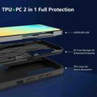 For Samsung Galaxy A36 Magnetic PC Hybrid TPU Phone Case(Purple+Black) - 2