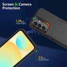 For Samsung Galaxy A36 Magnetic PC Hybrid TPU Phone Case(Purple+Black) - 3