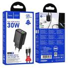 hoco N63 PD30W+QC3.0 Charger Set with 1m Type-C to 8 Pin Cable, Specification:EU Plug(Black) - 3