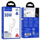 hoco N63 PD30W+QC3.0 Charger Set with 1m Type-C to 8 Pin Cable, Specification:EU Plug(White) - 3