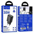 hoco N63 PD30W+QC3.0 Dual Port Charger, Specification:EU Plug(Black) - 3