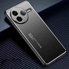 For Redmi K80 5G Frosted Metal Phone Case(Black) - 1