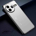 For Redmi K80 5G Frosted Metal Phone Case(Silver) - 1