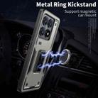 For Xiaomi 14T Pro Ring Holder PC Hybrid TPU Phone Case(Titanium Grey) - 2