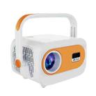 JY325 1280 x 720P 200ANSI Amlogic H713 CPU Android 11.0 Portable Projector, US Plug(White) - 1