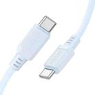 Borofone BX115 Lotto PD60W Type-C to Type-C Fast Charging Cable, Length: 1m(Blue) - 2