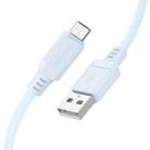 Borofone BX115 Lotto 2.4A USB to Micro USB Charging Cable, Length: 1m(Blue) - 1