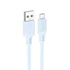 Borofone BX115 Lotto 2.4A USB to Micro USB Charging Cable, Length: 1m(Blue) - 2