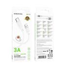 Borofone BX115 Lotto 3A USB to Type-C Charging Cable, Length: 1m(White) - 3