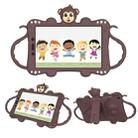 For Samsung Galaxy Tab A8.0 (2019) T290 Cartoon Monkey Kids Tablet Shockproof EVA Protective Case with Holder & Shoulder Strap & Handle(Brown) - 1