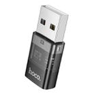 hoco UA36C USB Male to USB-C / Type-C Female OTG Transparent Adapter(Black) - 2