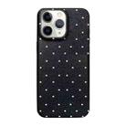 For iPhone 11 Pro Max Dopamine Dots Pattern Silicone Phone Case(Black) - 1