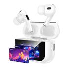 hoco EW79 Bright True Wireless ANC Noise Reduction Touchscreen Bluetooth Earphone(White) - 1