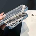 For iPhone 15 Pro Max Double-sided IMD Laser TPU Phone Case(Zebra Texture) - 3