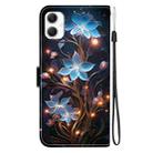 For Samsung Galaxy A06 Crystal Texture Colored Drawing Leather Phone Case(Little Lantern Flower) - 3