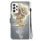 For Samsung Galaxy A33 5G Crystal Texture Colored Drawing Leather Phone Case(Sika Deer) - 3