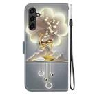 For Samsung Galaxy A14 5G Crystal Texture Colored Drawing Leather Phone Case(Sika Deer) - 3