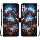 For Samsung Galaxy A32 5G Crystal Texture Colored Drawing Leather Phone Case(Little Lantern Flower) - 1