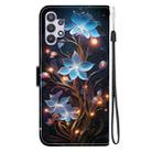 For Samsung Galaxy A32 5G Crystal Texture Colored Drawing Leather Phone Case(Little Lantern Flower) - 3