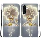 For Samsung Galaxy A26 5G Crystal Texture Colored Drawing Leather Phone Case(Sika Deer) - 1