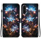 For Samsung Galaxy A36 / A56 5G Crystal Texture Colored Drawing Leather Phone Case(Little Lantern Flower) - 1