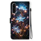For Samsung Galaxy A36 / A56 5G Crystal Texture Colored Drawing Leather Phone Case(Little Lantern Flower) - 3