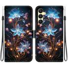 For Samsung Galaxy A25 5G Crystal Texture Colored Drawing Leather Phone Case(Little Lantern Flower) - 1