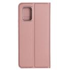 For Xiaomi Mi 10 Lite 5G Ultra-thin Plain Magnetic TPU + PU Leather Case with Holder & Card Slot(Rose Gold) - 2