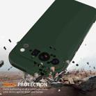 For Google Pixel 9 Pro Shockproof Silicone Magsafe Phone Case(Dark Green) - 2