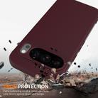 For Google Pixel 10 Pro Shockproof Silicone Magsafe Phone Case(Plum Color) - 2
