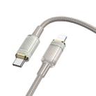 Borofone BU56 Succeed PD27W Type-C to 8 Pin Fast Charging Data Cable, Length: 1.2m(Grey) - 2