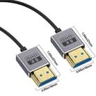 0.7m Coiled Coaxial 8K 48Gbps HDMI 2.1 Cable, Port:Straight to Straight - 2