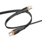 Borofone BX118 Esplendido PD60W Type-C to Type-C Fast Charging Data Cable, Length: 1m(Black) - 2