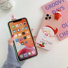 For iPhone 11 Christmas Series Painted Pattern Liquid TPU Case(Pink Santa Claus) - 2