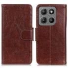 For Motorola Moto G15 4G / G05 Nappa Texture Horizontal Flip Leather Phone Case(Brown) - 1