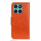 For Motorola Edge 60 Fusion Nappa Texture Horizontal Flip Leather Phone Case(Orange) - 3
