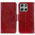 For Motorola Moto G56 5G Nappa Texture Horizontal Flip Leather Phone Case(Red) - 1